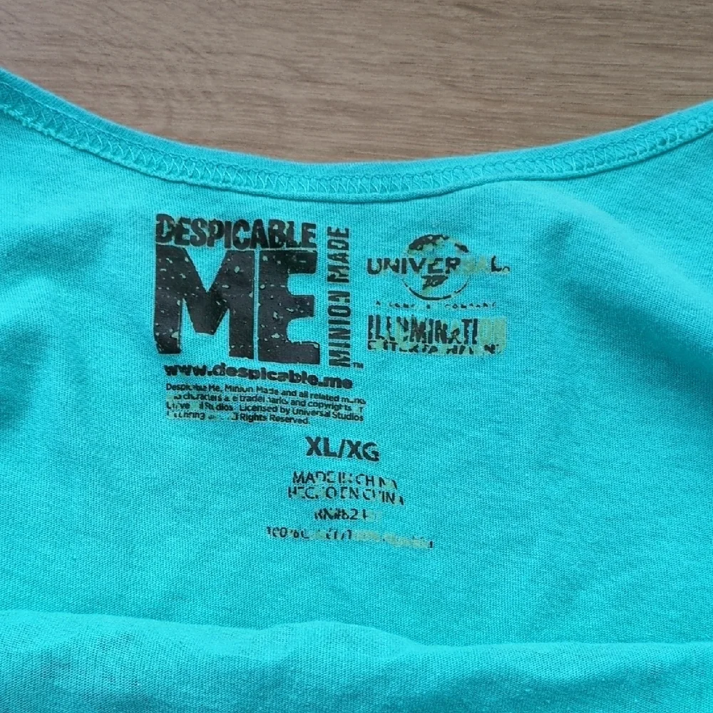 Despicable Me‎ Minion Graphic Long Tank, Nightgown or Swim Coverup - Women's XL